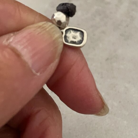 Silpada Sweet Deal Sterling Silver CZ Sliding Cord Bracelet B2418 Adjustable - Picture 6 of 7